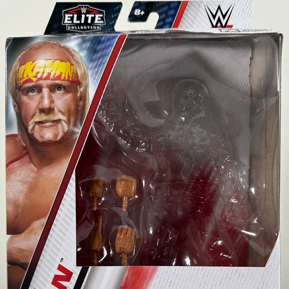 Empty Box + Parts: Hulk Hogan Mattel WWE Elite Collection Greatest Hits Figure